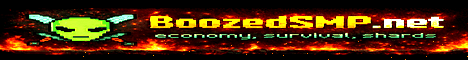Boozed SMP banner Boozed SMP Minecraft server banner