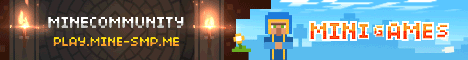 MineCommunity banner MineCommunity Minecraft server banner