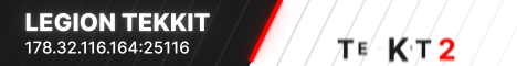 Legion Tekkit banner Legion Tekkit Minecraft server banner