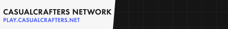 CasualCrafters Network banner CasualCrafters Network Minecraft server banner