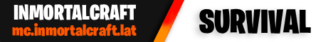InmortalCraft banner InmortalCraft Minecraft server banner