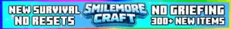 SmileMoreCraft banner SmileMoreCraft Minecraft server banner