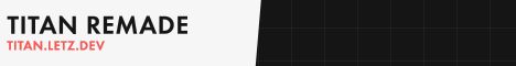 Titan Remade banner Titan Remade Minecraft server banner
