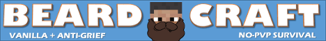 Beardcraft banner Beardcraft Minecraft server banner