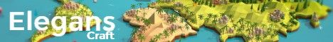 ElegansCraft banner ElegansCraft Minecraft server banner