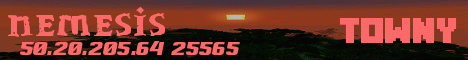 Nemesis Towny banner Nemesis Towny Minecraft server banner