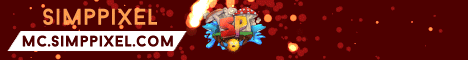 SimpPixel Network banner SimpPixel Network Minecraft server banner