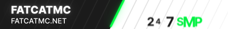 FatCatMC banner FatCatMC Minecraft server banner