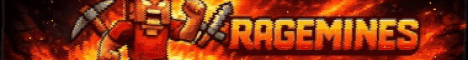 RageMines banner RageMines Minecraft server banner