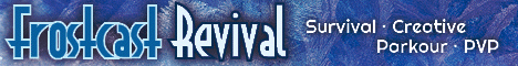 FrostcastRevival banner FrostcastRevival Minecraft server banner