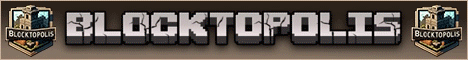 Blocktopolis banner Blocktopolis Minecraft server banner