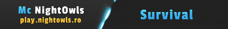 Mc Nightowls banner Mc Nightowls Minecraft server banner