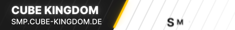 Cube Kingdom banner Cube Kingdom Minecraft server banner