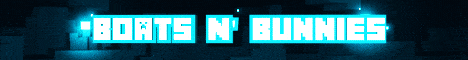 Boats N Bunnies banner Boats N Bunnies Minecraft server banner