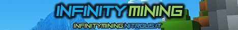 Infinity Mining banner Infinity Mining Minecraft server banner