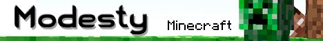 Modesty banner Modesty Minecraft server banner