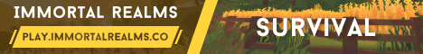 Immortal Realms Survival banner Immortal Realms Survival Minecraft server banner