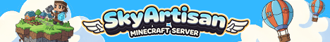 SkyArtisan banner SkyArtisan Minecraft server banner