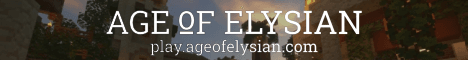 Age Of Elysian banner Age Of Elysian Minecraft server banner