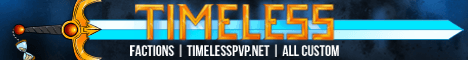 Timeless PvP banner Timeless PvP Minecraft server banner