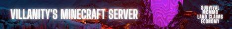 Villanity Minecraft Server banner Villanity Minecraft Server Minecraft server banner