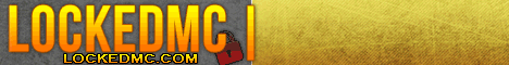 LockedMc banner LockedMc Minecraft server banner