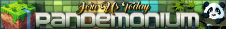 Pandemonium banner Pandemonium Minecraft server banner