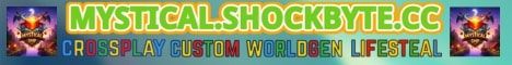 MysticalSMP banner MysticalSMP Minecraft server banner