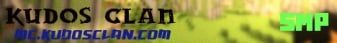 Kudos Clan banner Kudos Clan Minecraft server banner