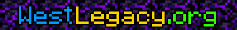West Legacy banner West Legacy Minecraft server banner