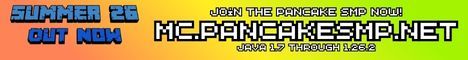 PancakeSMP banner PancakeSMP Minecraft server banner