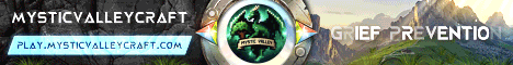 MysticValleyCraft banner MysticValleyCraft Minecraft server banner