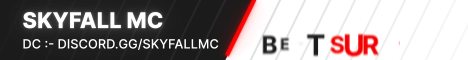 Skyfall Mc banner Skyfall Mc Minecraft server banner