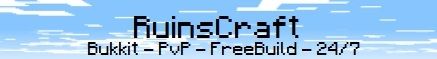 Ruinscraft - Main banner Ruinscraft - Main Minecraft server banner