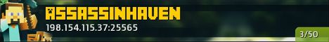 AssassinHaven banner AssassinHaven Minecraft server banner
