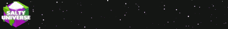 Salty Universe banner Salty Universe Minecraft server banner