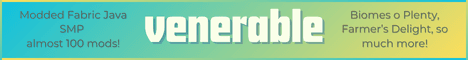 Venerable banner Venerable Minecraft server banner