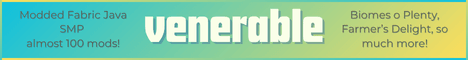 Venerable banner Venerable Minecraft server banner