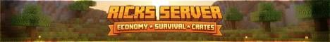 Ricks MC Server banner Ricks MC Server Minecraft server banner