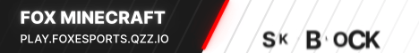 FOX Minecraft Network banner FOX Minecraft Network Minecraft server banner
