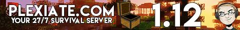 Plexiate.com banner Plexiate.com Minecraft server banner