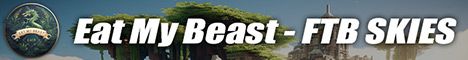 Eat My Beast - FTB Skies banner Eat My Beast - FTB Skies Minecraft server banner
