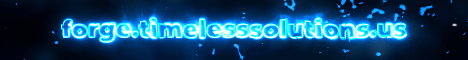 Timeless Forge banner Timeless Forge Minecraft server banner
