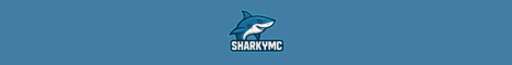 SharkyMC banner SharkyMC Minecraft server banner
