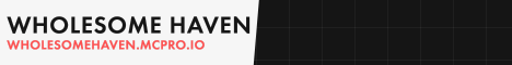 WholesomeHaven banner WholesomeHaven Minecraft server banner