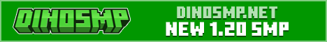 DinoSMP banner DinoSMP Minecraft server banner