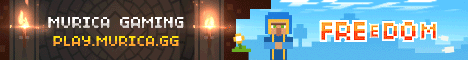 Murica Gaming banner Murica Gaming Minecraft server banner