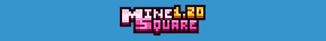 MineSquare banner MineSquare Minecraft server banner