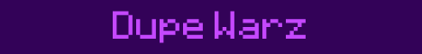 DupeWarz banner DupeWarz Minecraft server banner
