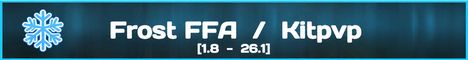 Frost FFA banner Frost FFA Minecraft server banner